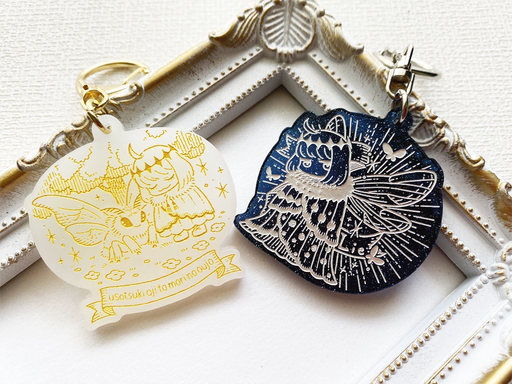 オベロン＆ブランカアクキー＆三臨ヴォーティガーンアクキー