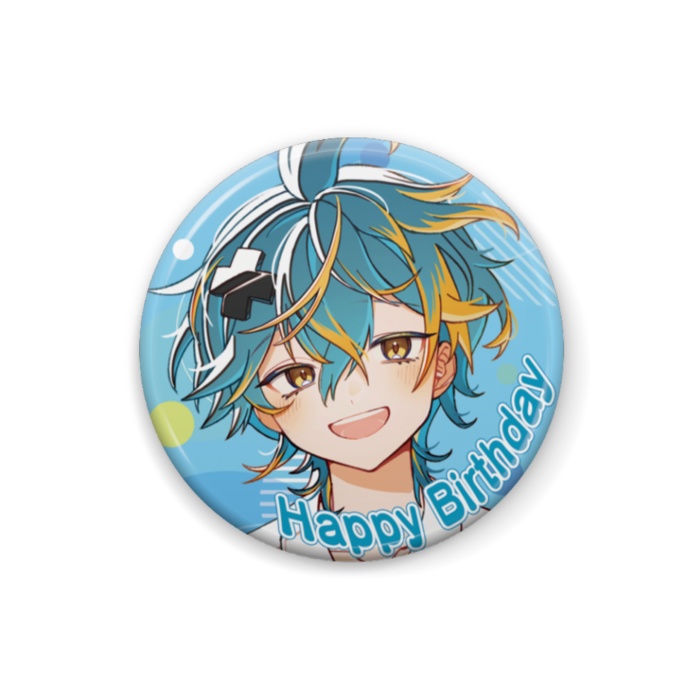 涼空ぷらす 2025年誕生日記念缶バッジ（通常Ver）