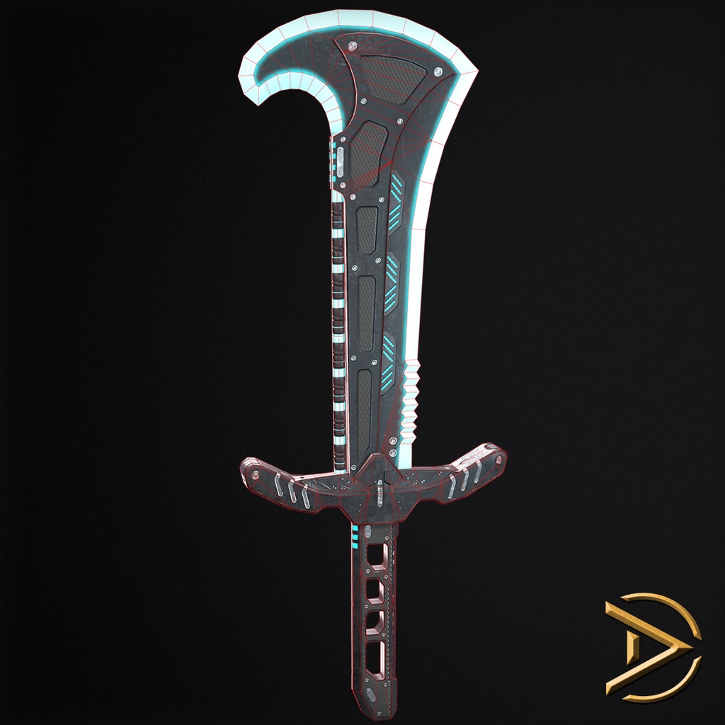 Cyberpunk Scimitar
