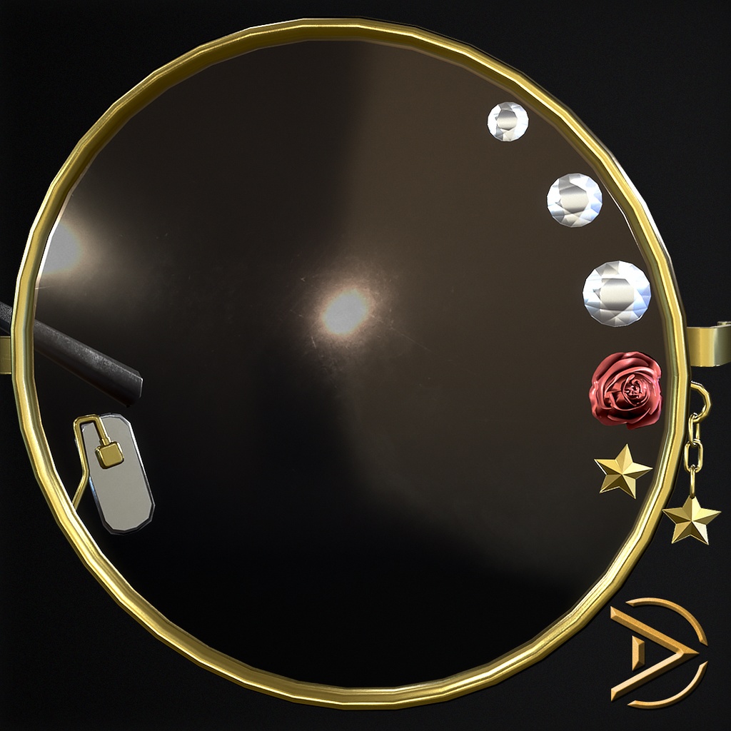 Golden Glamor Glasses