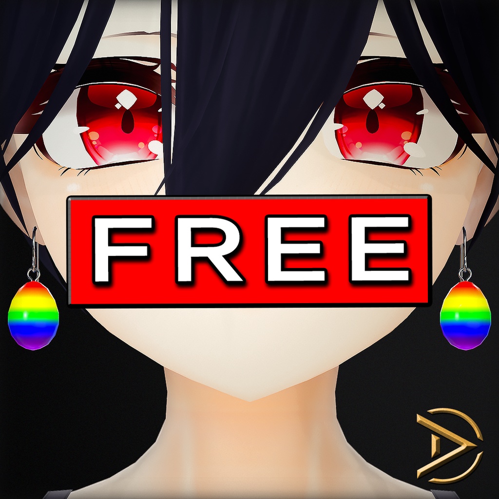 FREE Rainbow Egg Earrings