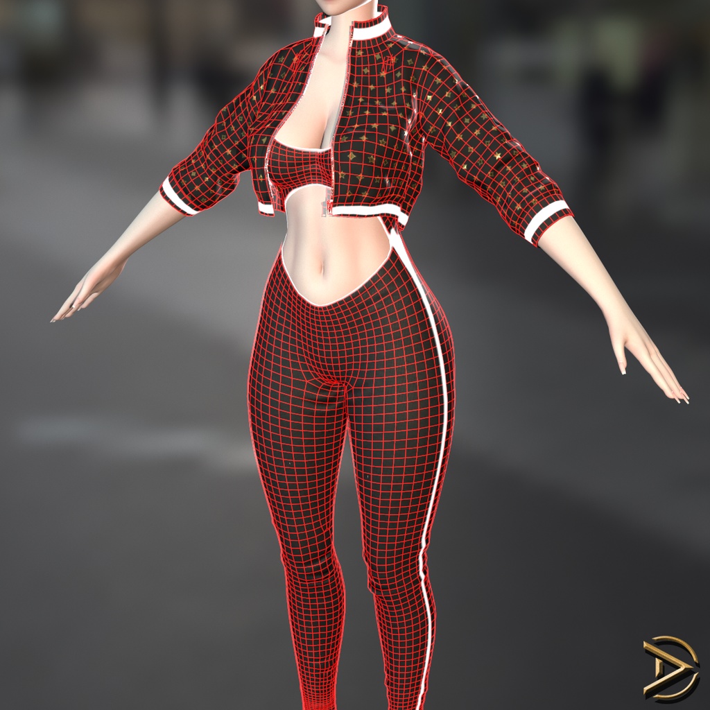 Cyberpunk Outfit 1 | サイバーパンク衣装1