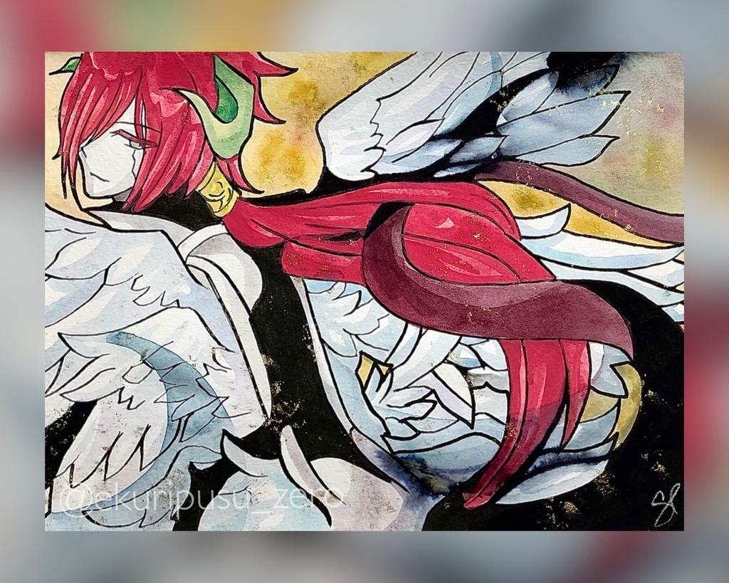 【原画】水彩画♢テラ♢✒︎霜月カルラ