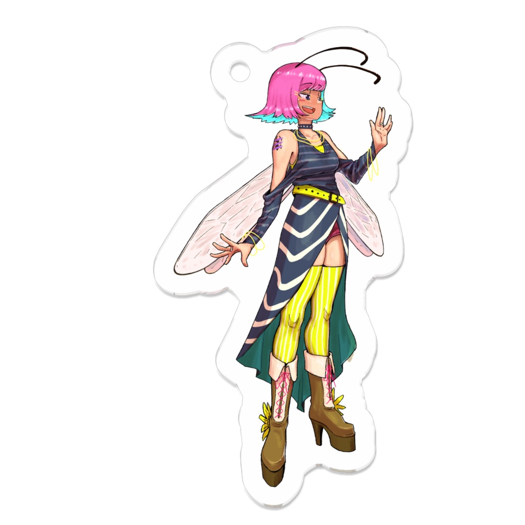 アシナガちゃんアクリルキーホルダー