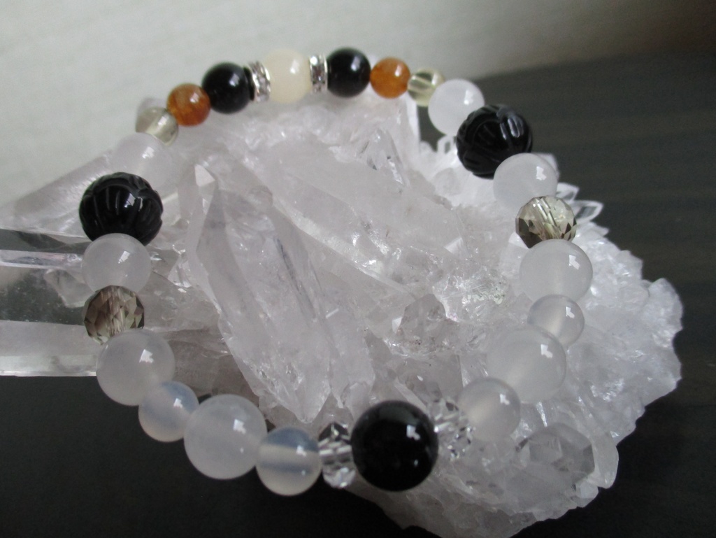 《再販》【刀剣乱舞】髭切イメージ天然石ブレスレット