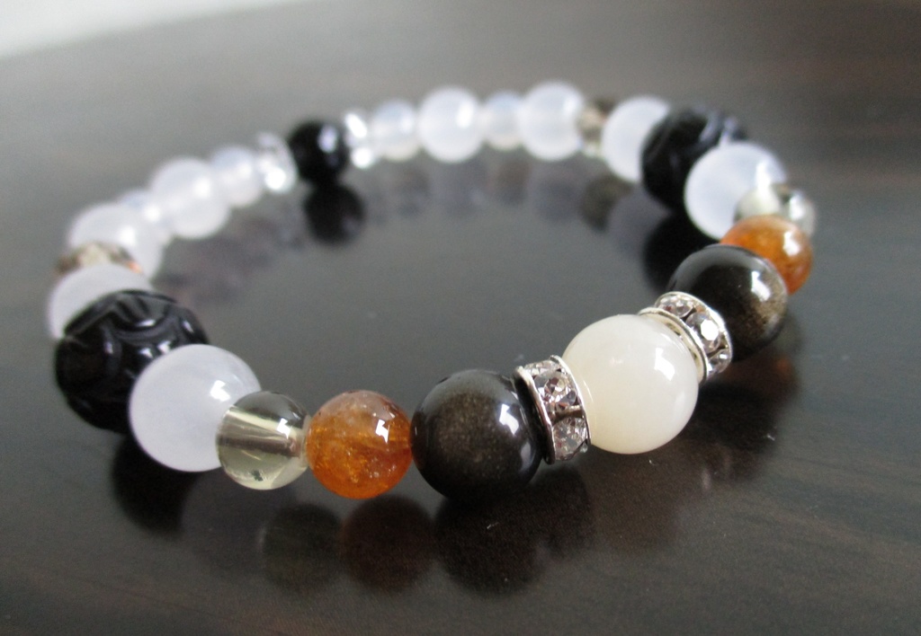 《再販》【刀剣乱舞】髭切イメージ天然石ブレスレット