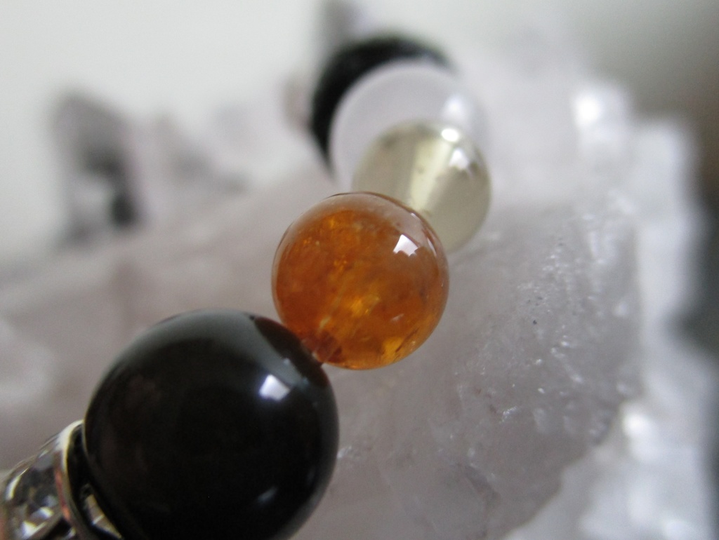 《再販》【刀剣乱舞】髭切イメージ天然石ブレスレット