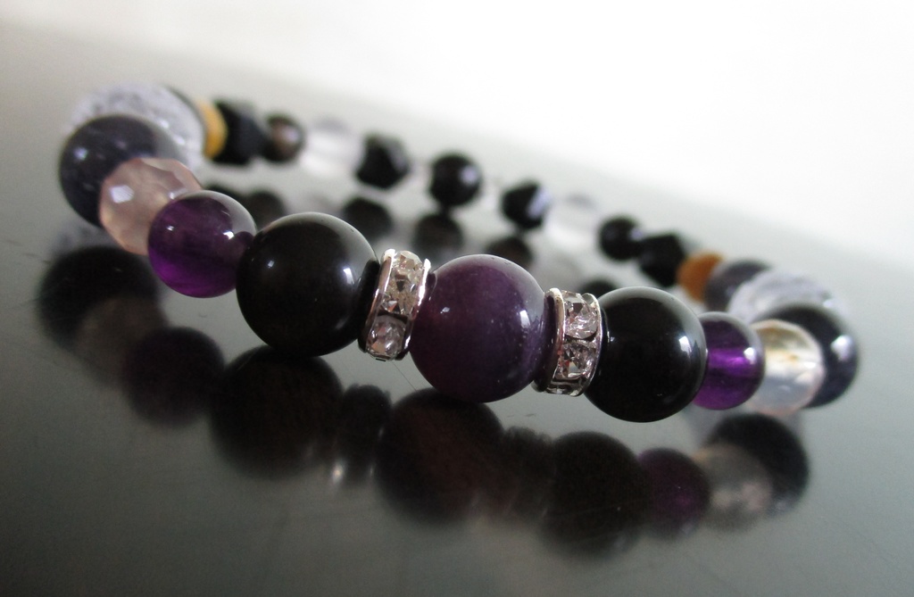 【刀剣乱舞】不動行光イメージ天然石ブレスレット