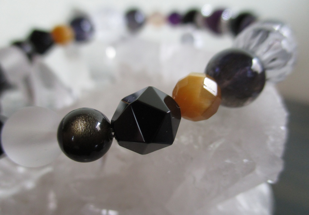 【刀剣乱舞】不動行光イメージ天然石ブレスレット