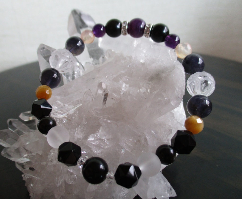 【刀剣乱舞】不動行光イメージ天然石ブレスレット