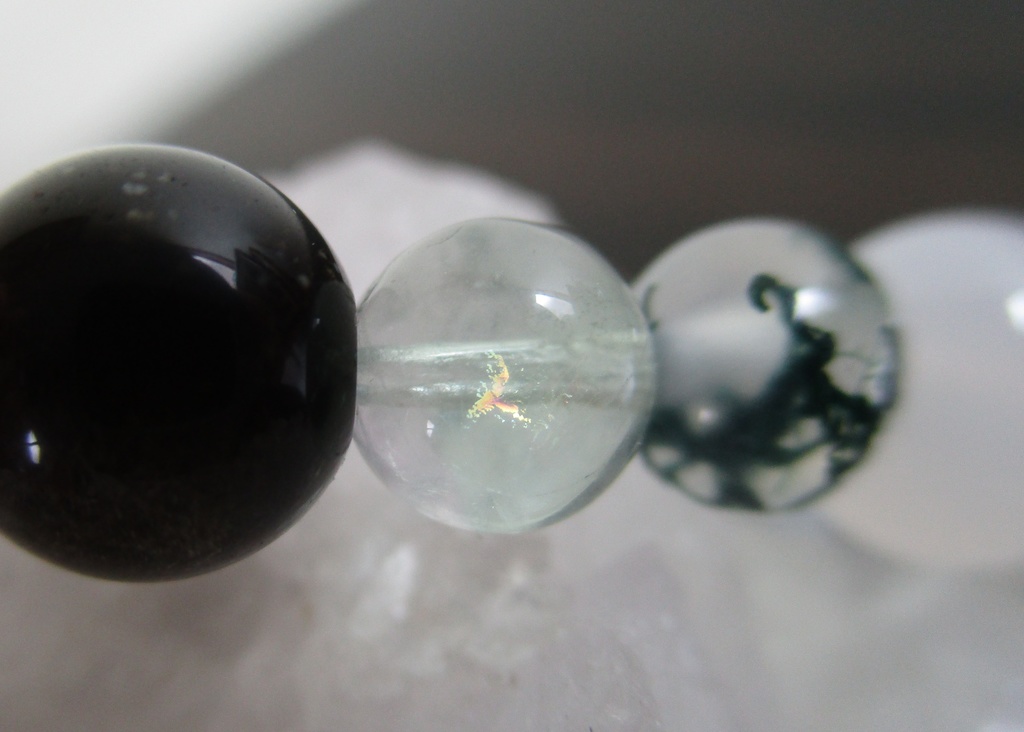 【刀剣乱舞】にっかり青江イメージ天然石ブレスレットver.2