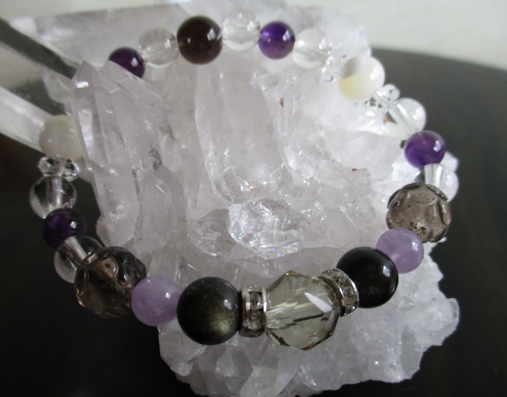 《再販》【刀剣乱舞】へし切長谷部イメージ天然石ブレスレット