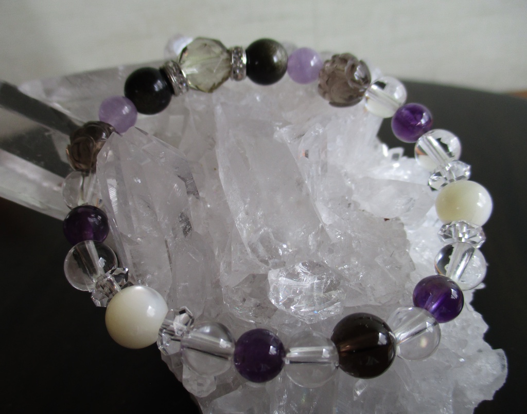 《再販》【刀剣乱舞】へし切長谷部イメージ天然石ブレスレット