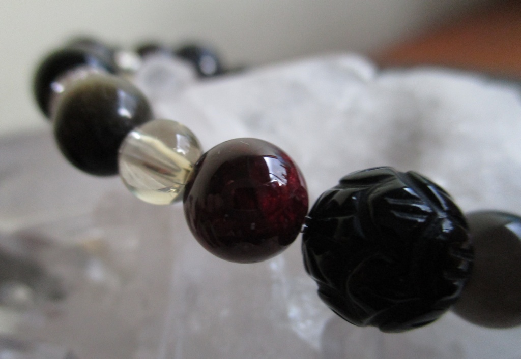 《再販》【刀剣乱舞】同田貫正国イメージ天然石ブレスレット