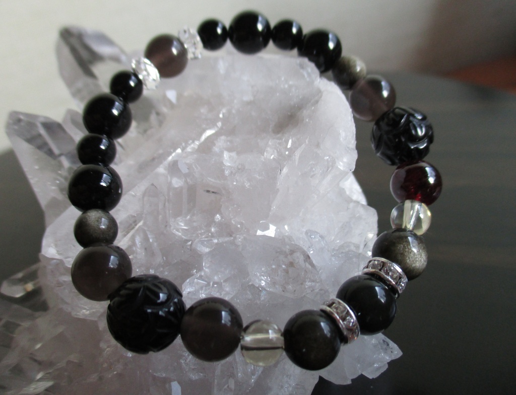 《再販》【刀剣乱舞】同田貫正国イメージ天然石ブレスレット