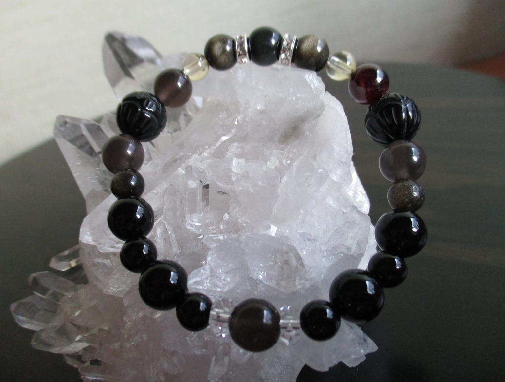 《再販》【刀剣乱舞】同田貫正国イメージ天然石ブレスレット