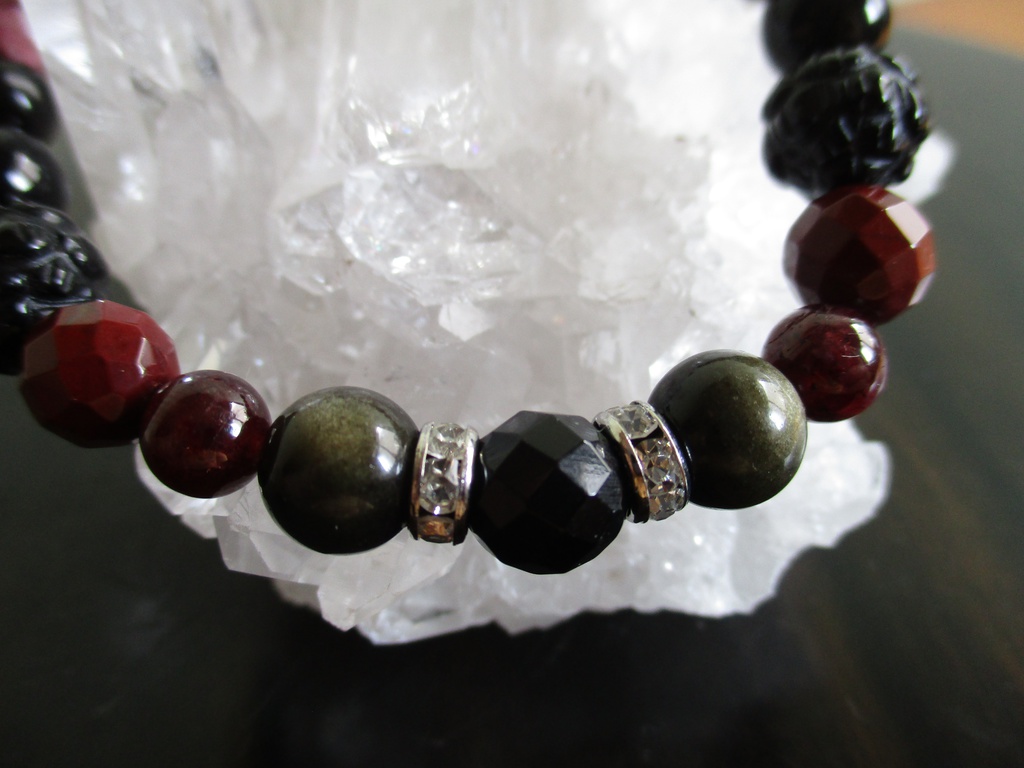 【刀剣乱舞】加州清光イメージ天然石ブレスレット