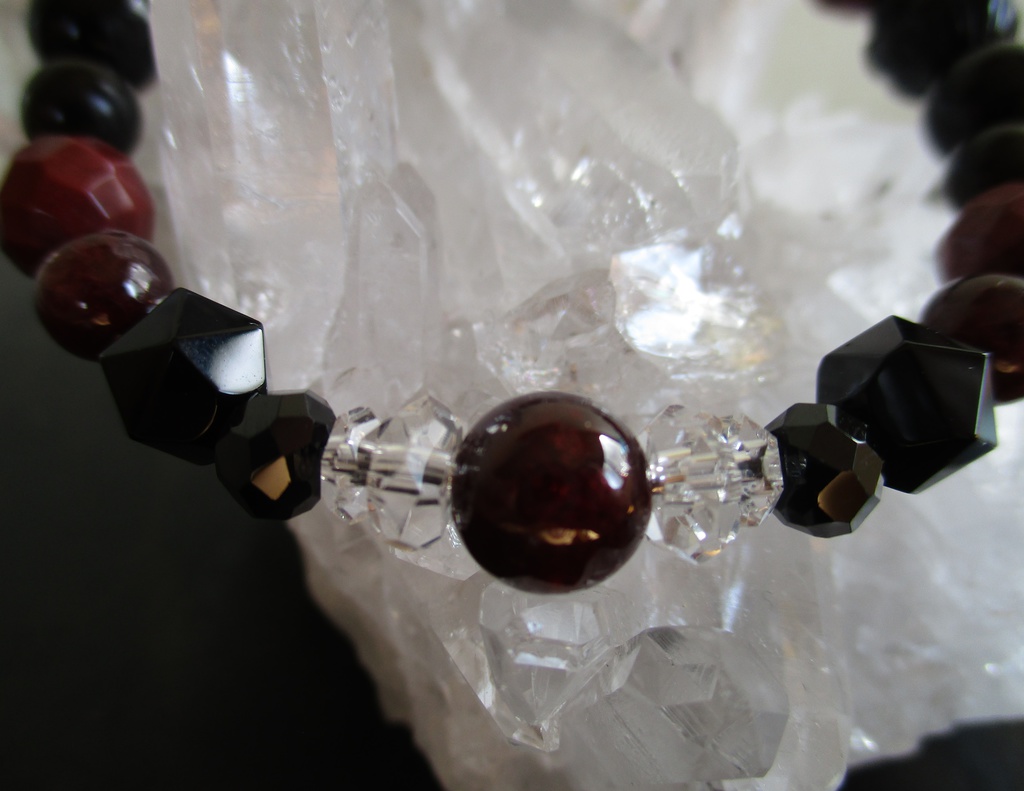 【刀剣乱舞】加州清光イメージ天然石ブレスレット