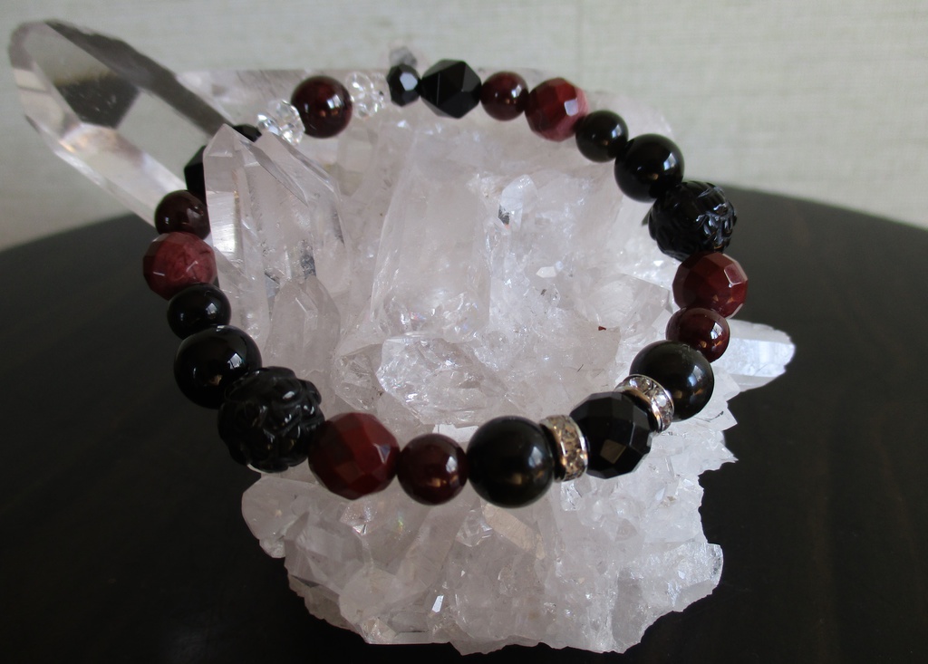 【刀剣乱舞】加州清光イメージ天然石ブレスレット