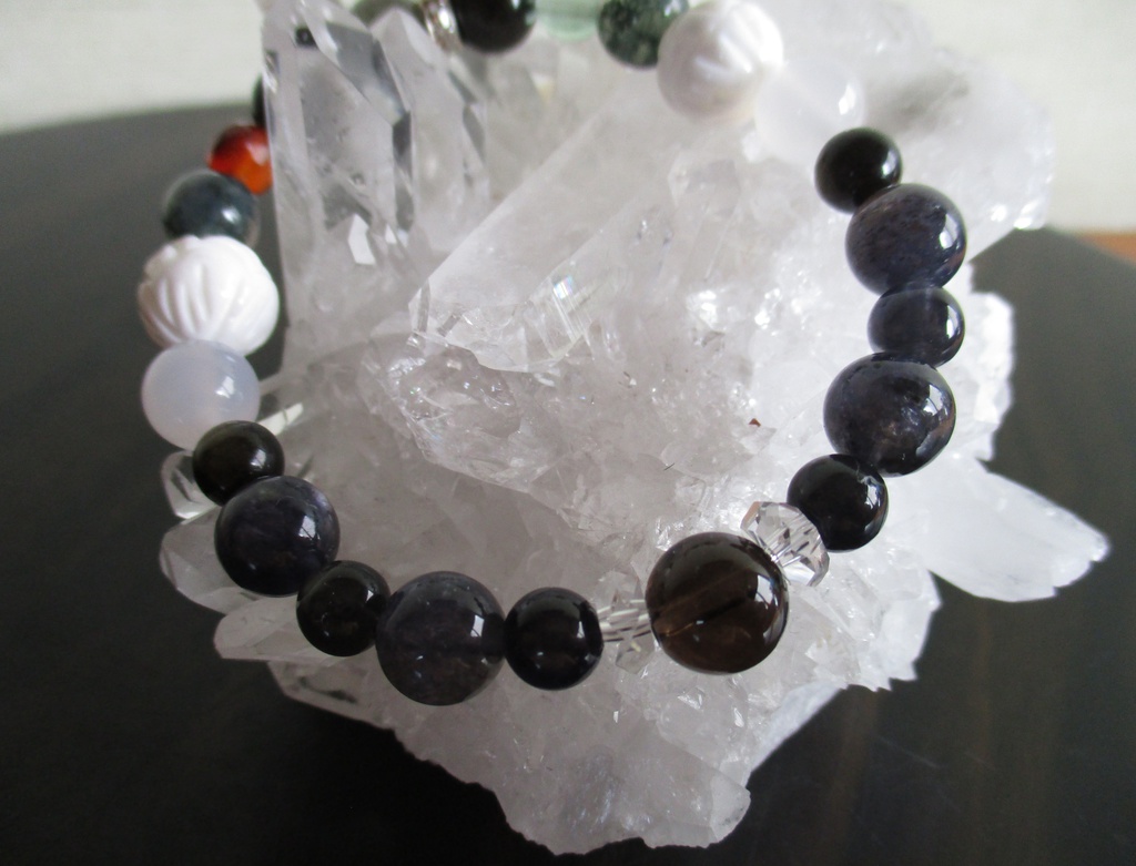 【刀剣乱舞】にっかり青江イメージ天然石ブレスレット