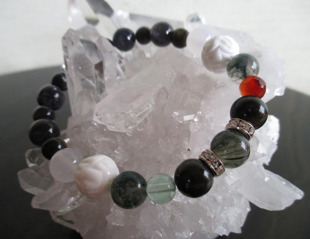 【刀剣乱舞】にっかり青江イメージ天然石ブレスレット