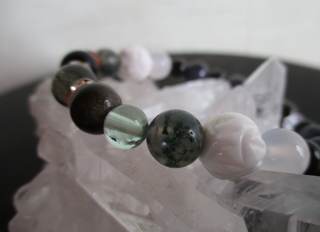 【刀剣乱舞】にっかり青江イメージ天然石ブレスレット