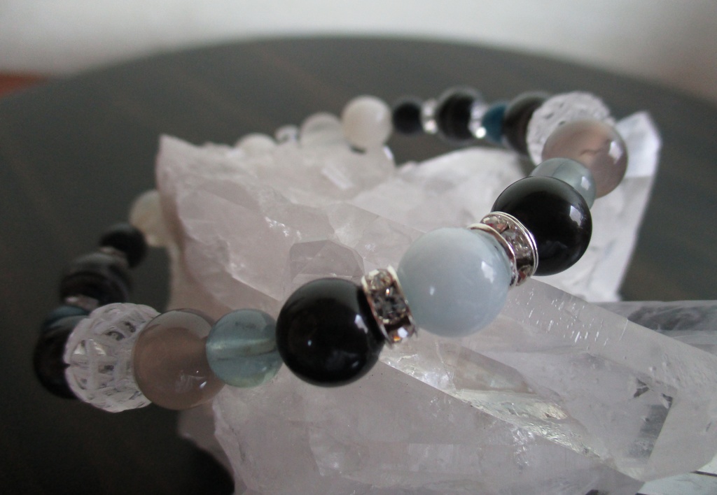 《再販》【刀剣乱舞】江雪左文字イメージ天然石ブレスレット