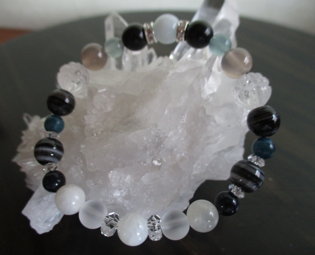 《再販》【刀剣乱舞】江雪左文字イメージ天然石ブレスレット