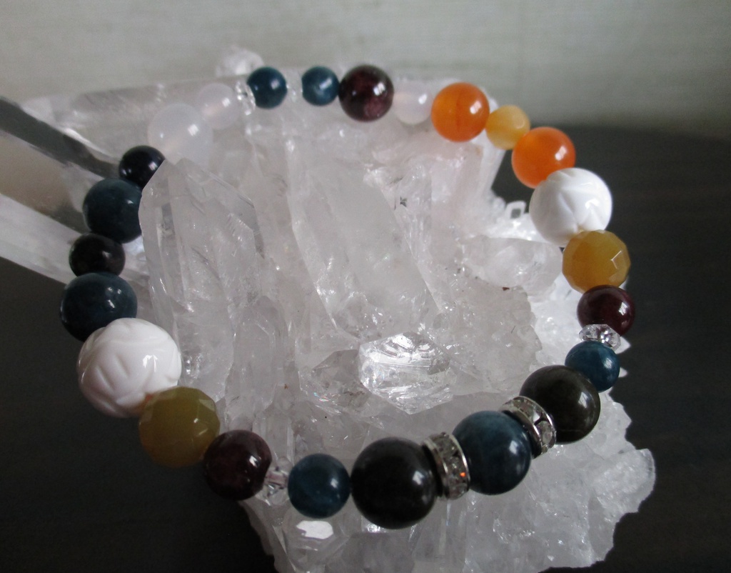 【刀剣乱舞】小夜左文字イメージ天然石ブレスレット