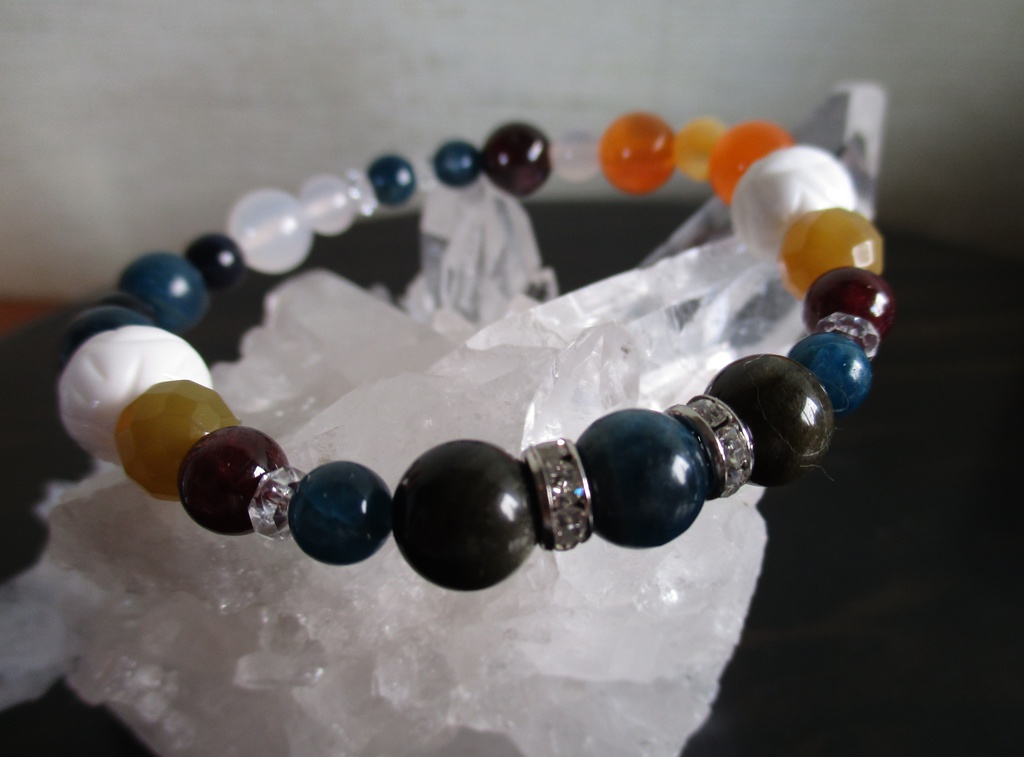 【刀剣乱舞】小夜左文字イメージ天然石ブレスレット