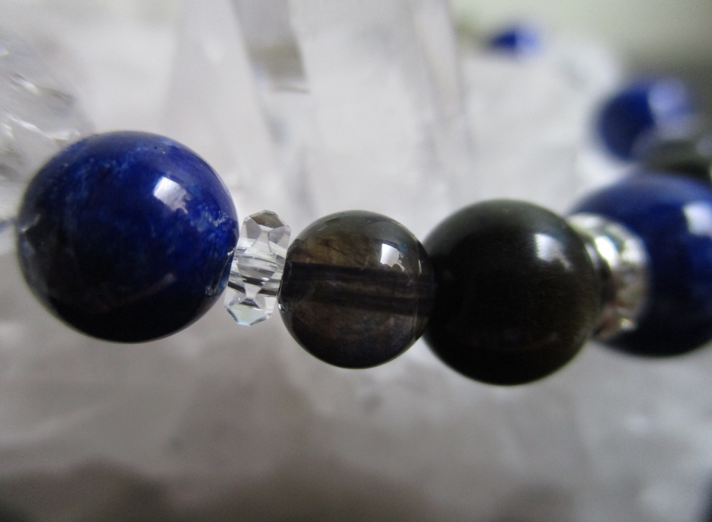 《再販》【刀剣乱舞】三日月宗近イメージ天然石ブレスレット