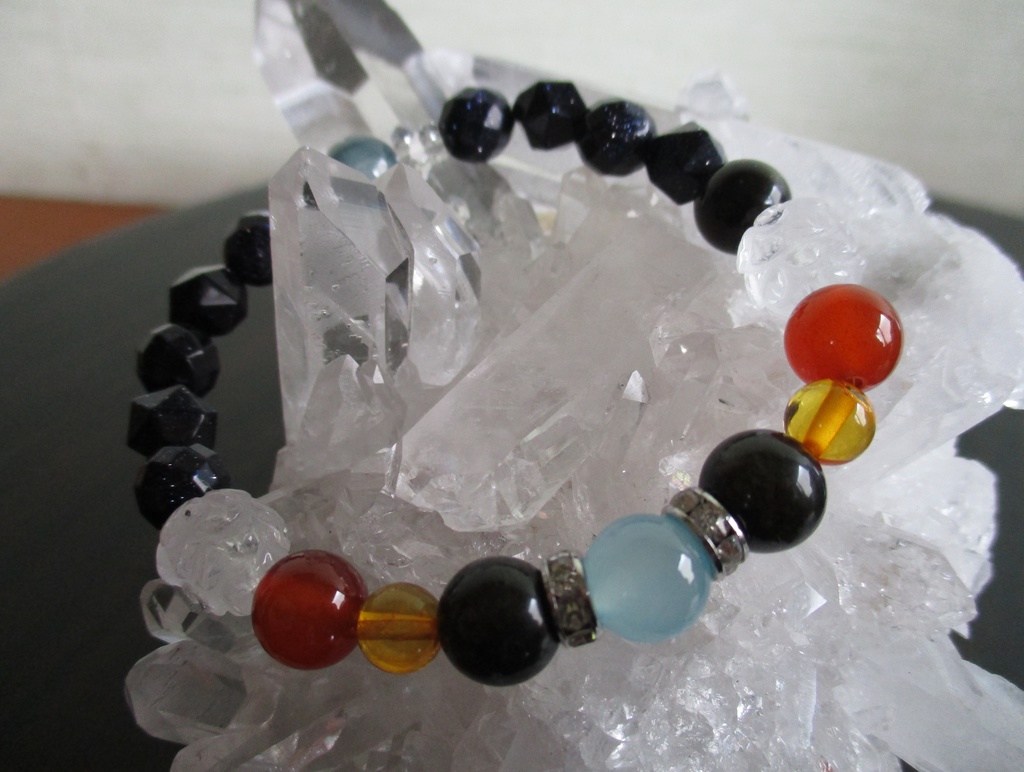 《再販》【刀剣乱舞】一期一振イメージ天然石ブレスレット