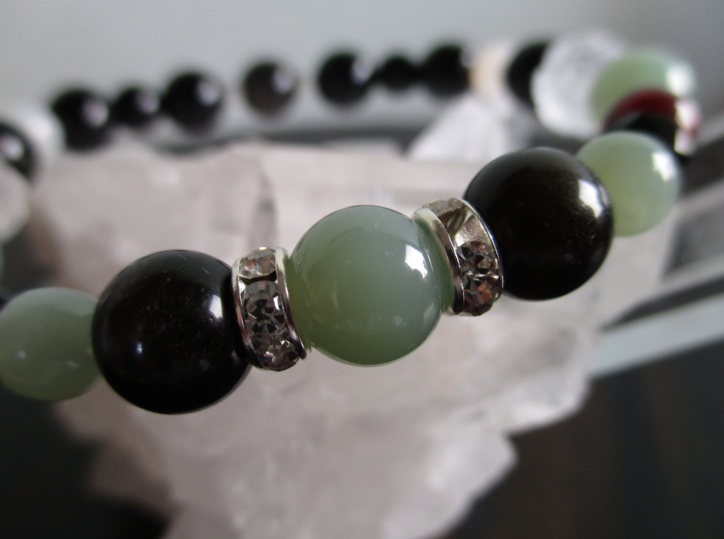 【刀剣乱舞】鶯丸イメージ天然石ブレスレット