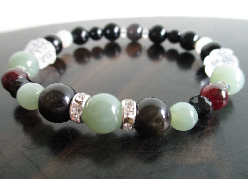 【刀剣乱舞】鶯丸イメージ天然石ブレスレット