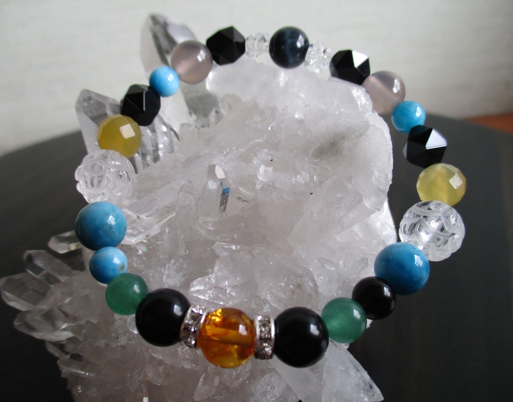 【刀剣乱舞】浦島虎徹イメージ天然石ブレスレット