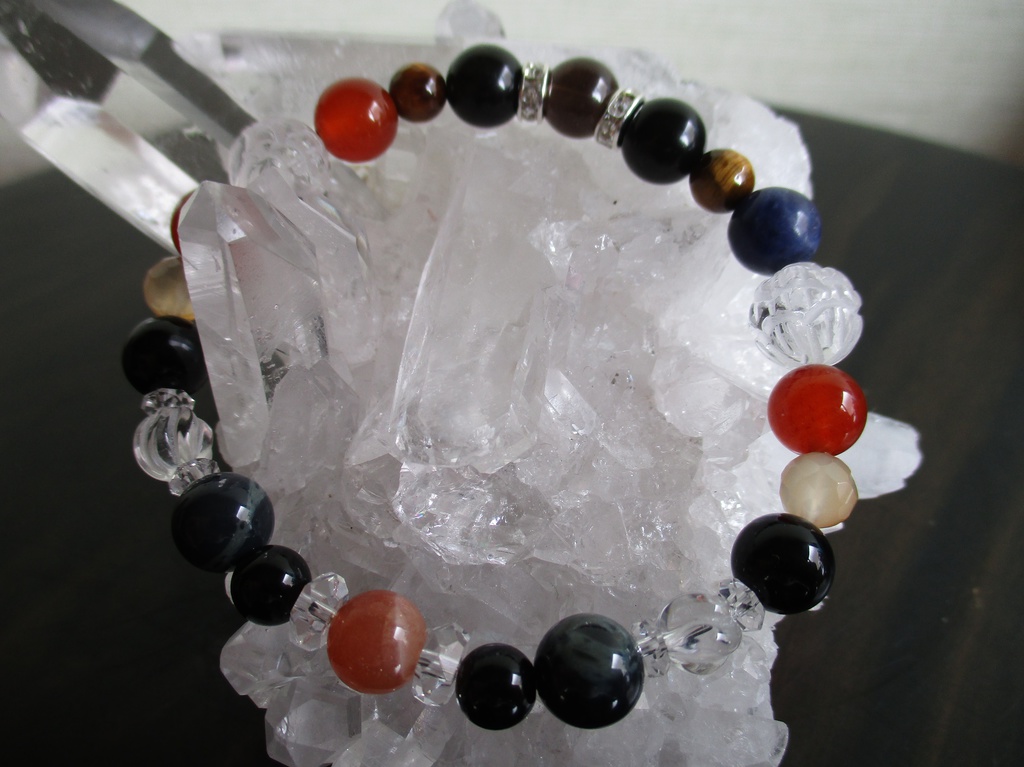 【刀剣乱舞】陸奥守吉行イメージ天然石ブレスレット