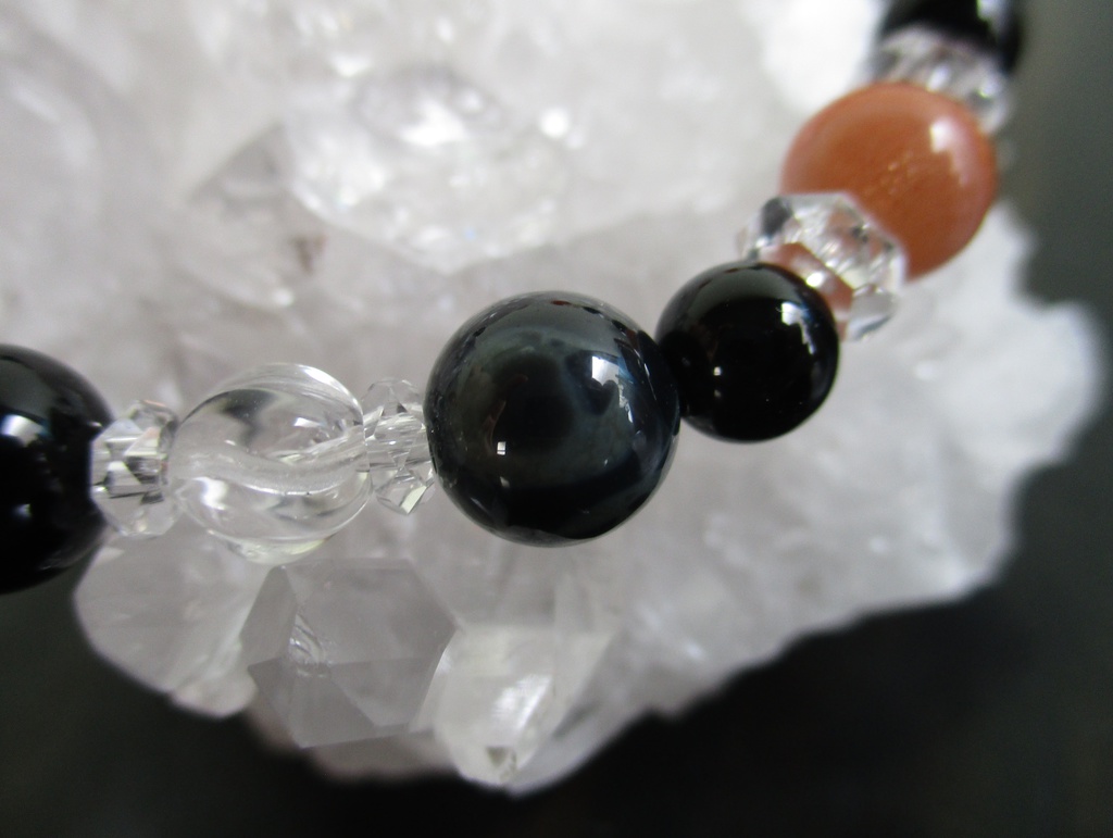 【刀剣乱舞】陸奥守吉行イメージ天然石ブレスレット