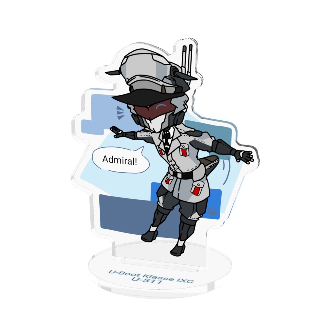 擬人艦U-511 アクリルフィギュア