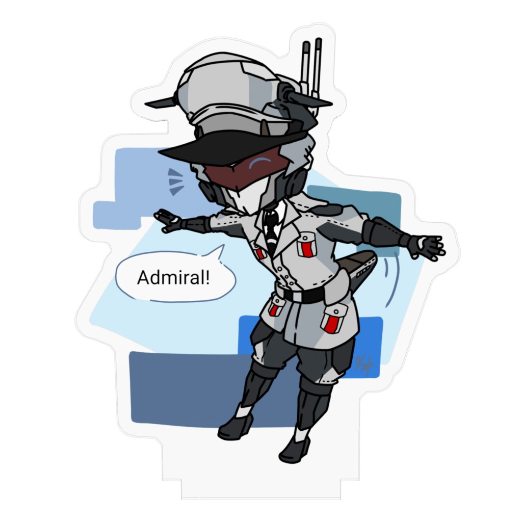 擬人艦U-511 アクリルフィギュア