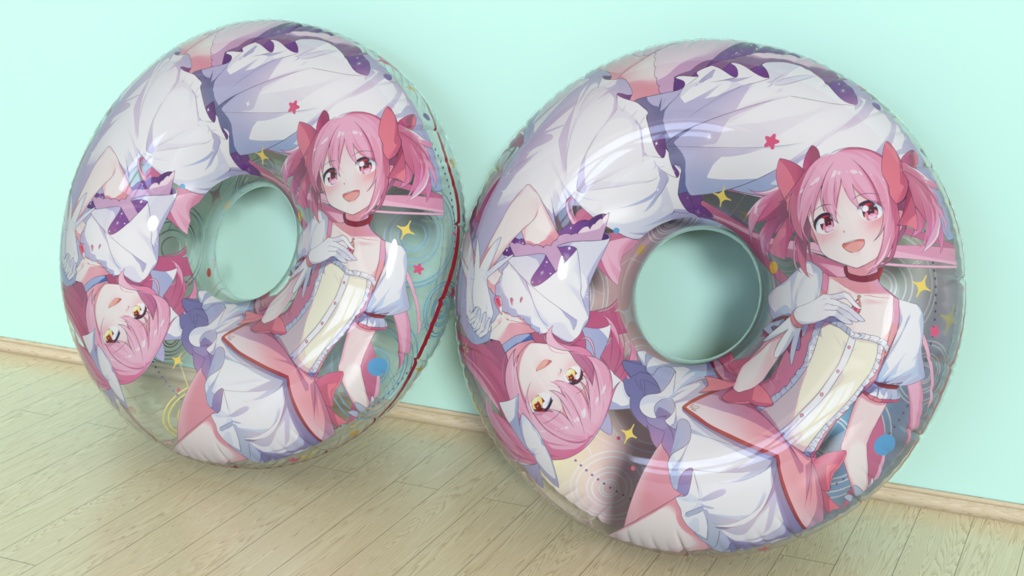 【予約頒布】魔法少女まどか☆マギカ 浮き輪 150CM