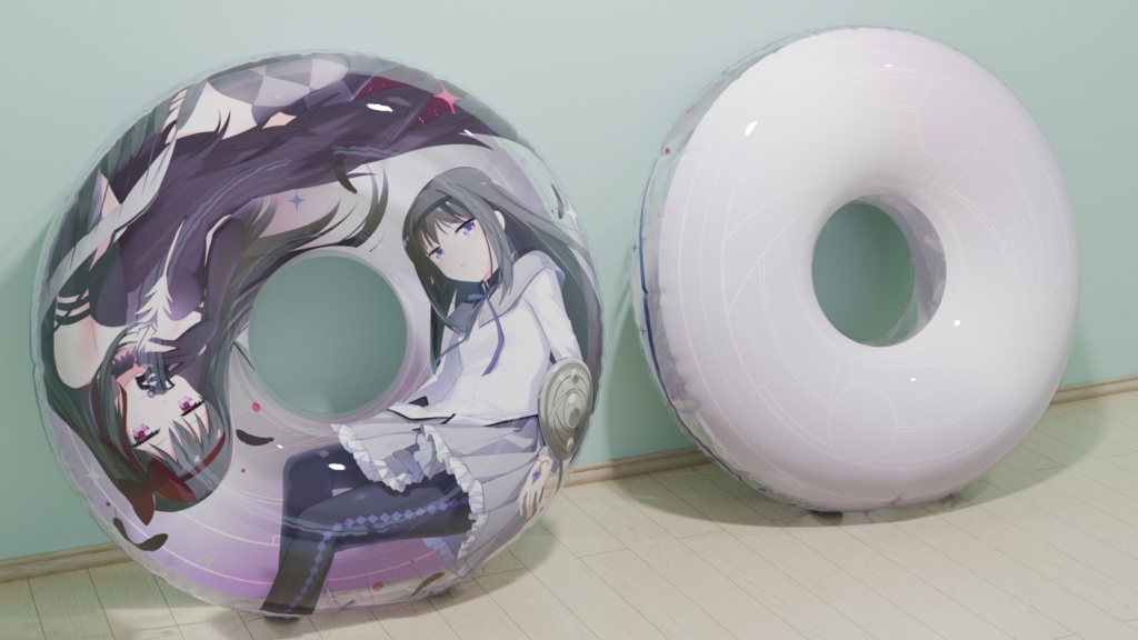 【予約頒布】 暁美ほむら ☆マギカ 浮き輪