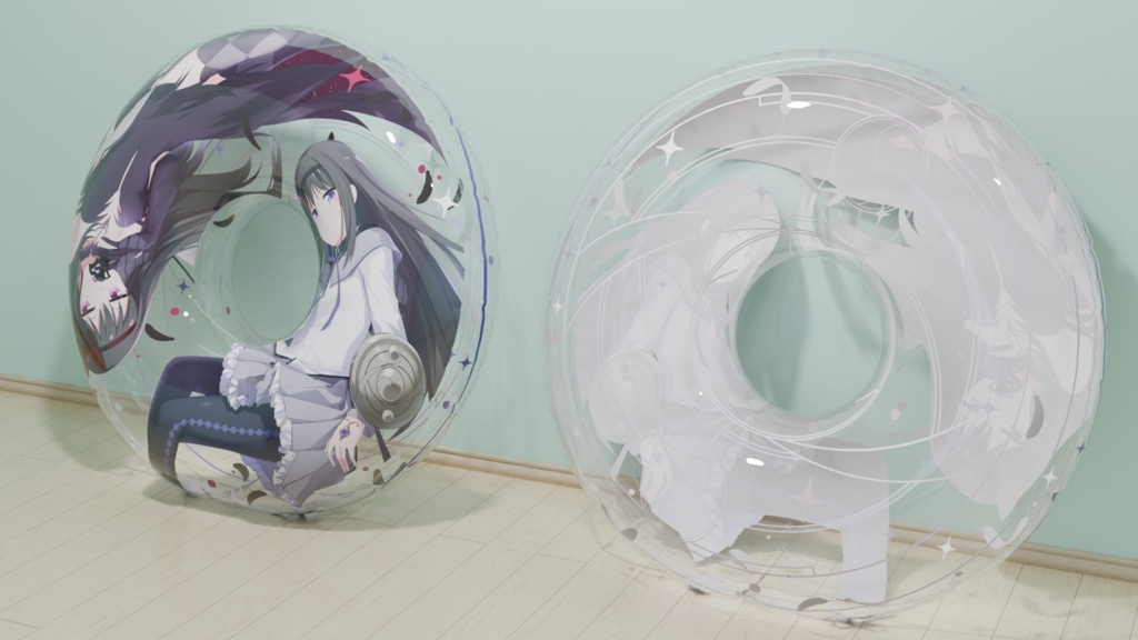 【予約頒布】 暁美ほむら ☆マギカ 浮き輪