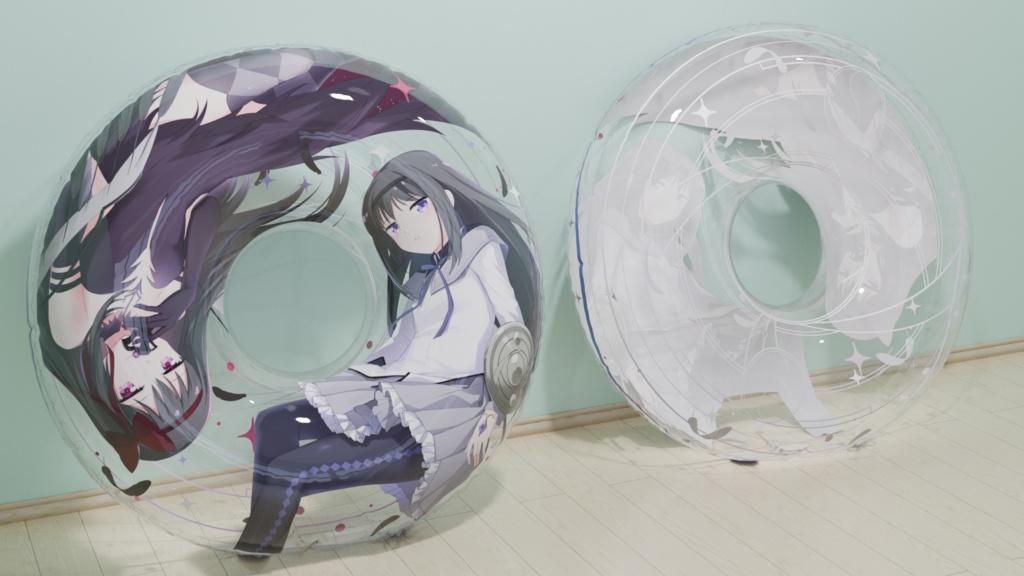 【予約頒布】 暁美ほむら ☆マギカ 浮き輪