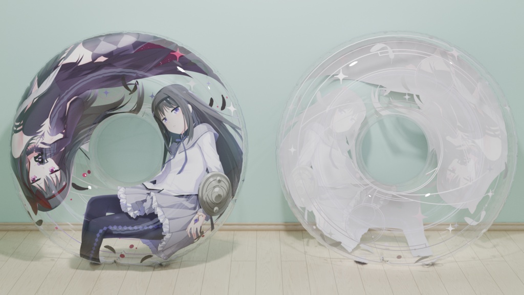 【予約頒布】 暁美ほむら ☆マギカ 浮き輪