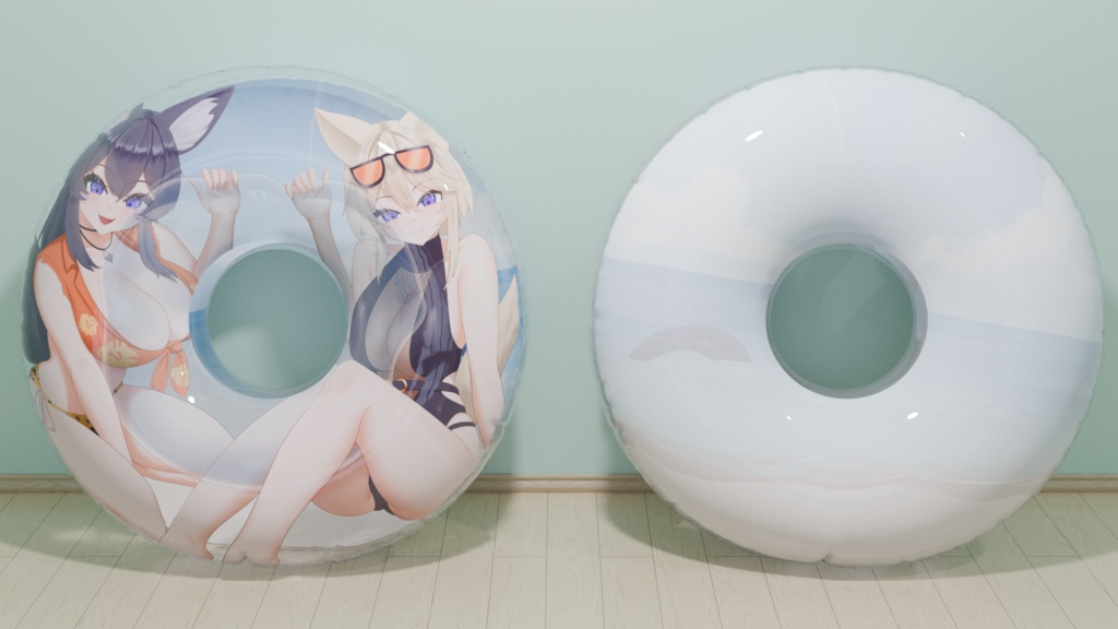 【予約頒布】デルタ&ゼータ 浮き輪