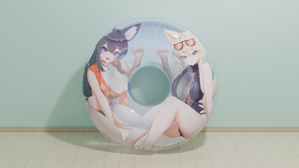 【予約頒布】デルタ&ゼータ 浮き輪