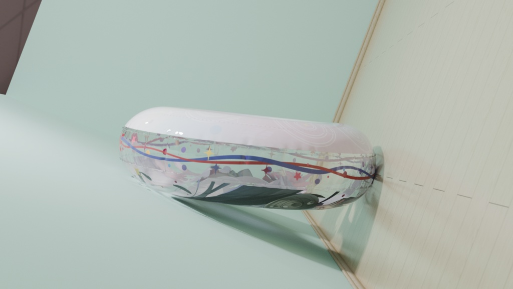 【予約頒布】 暁美ほむら & 少女まどか マギカ 150cm 浮き輪