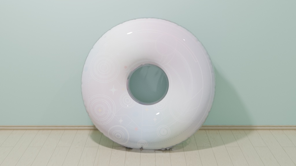 【予約頒布】 暁美ほむら & 少女まどか マギカ 150cm 浮き輪