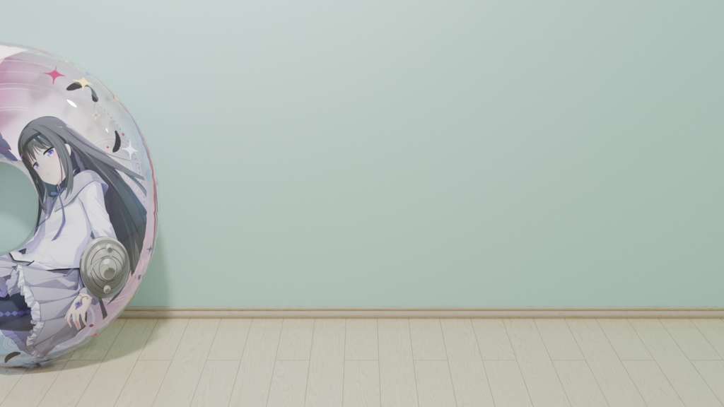 【予約頒布】 暁美ほむら & 少女まどか マギカ 150cm 浮き輪