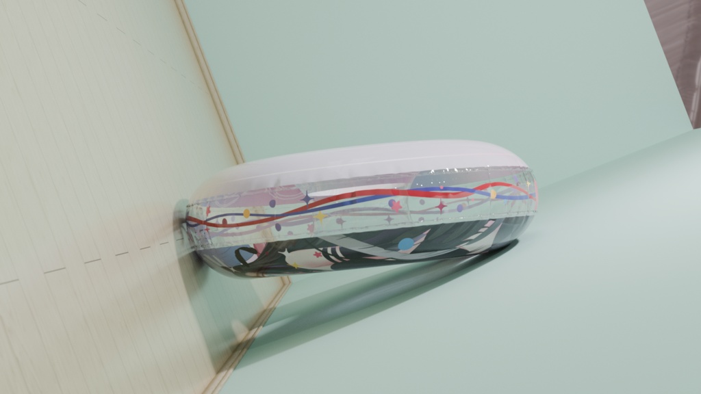 【予約頒布】 暁美ほむら & 少女まどか マギカ 150cm 浮き輪